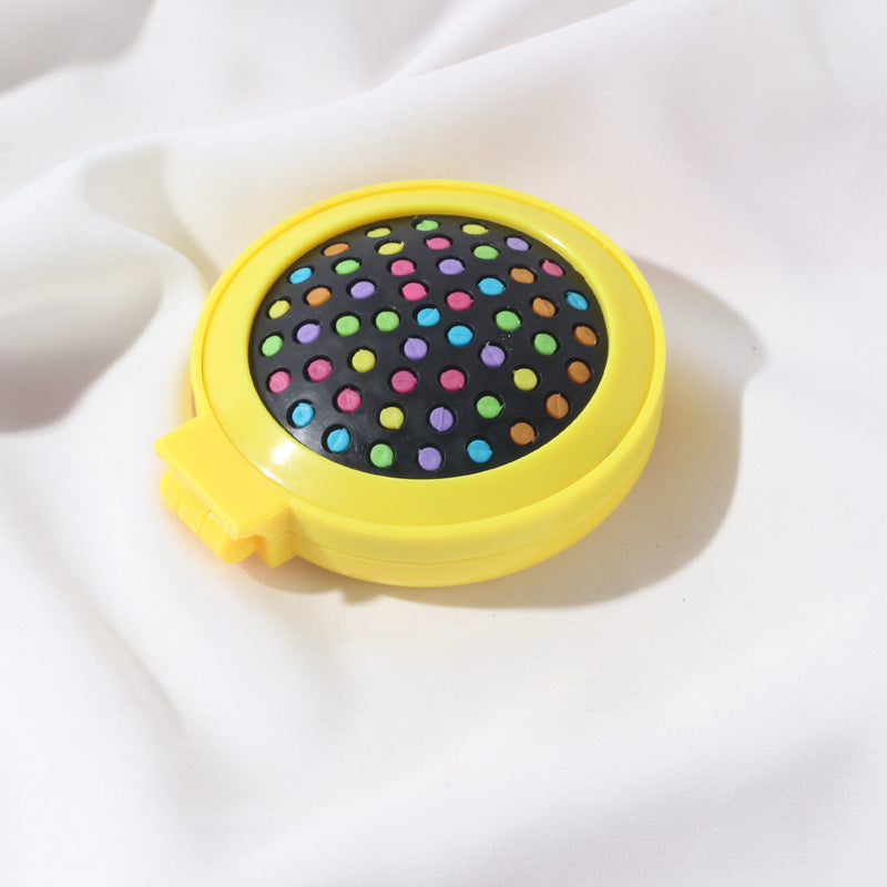 Foldable Travel Hairbrush – Compact & Colorful for Long Haul Flights And Theme Park Days