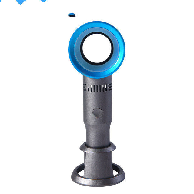 Bladeless Handheld Fan – 3-Speed, Rechargeable & Phone Stand Feature 4 Colours