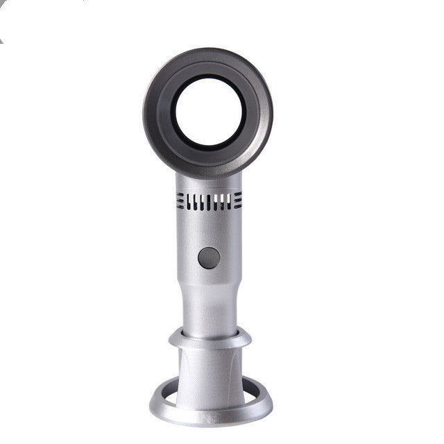 Bladeless Handheld Fan – 3-Speed, Rechargeable & Phone Stand Feature 4 Colours