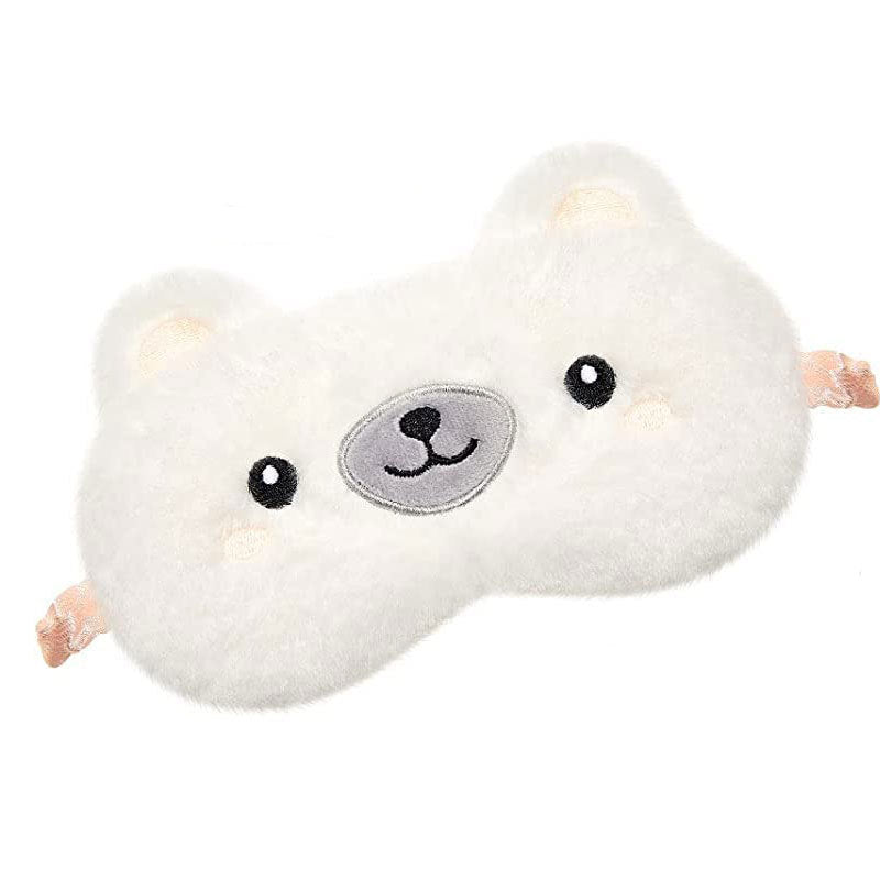 Plush Character Sleep Mask for Girls & Mums – Travel Eye Mask for Theme Park Trips