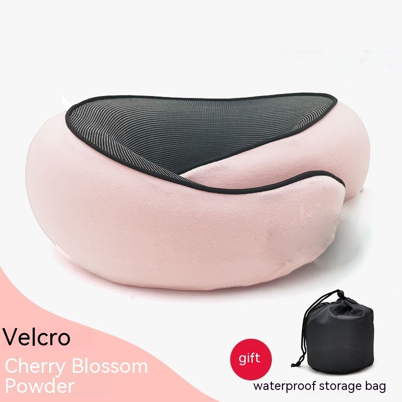 Memory Foam Travel Neck Pillow – Neck Wrap Style Comfort for Long Haul Flights & Theme Park Trips