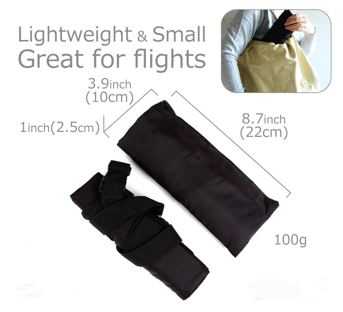 Airplane Foot Hammock – Lightweight For Long Flight Travel Comfort With FREE Pillow