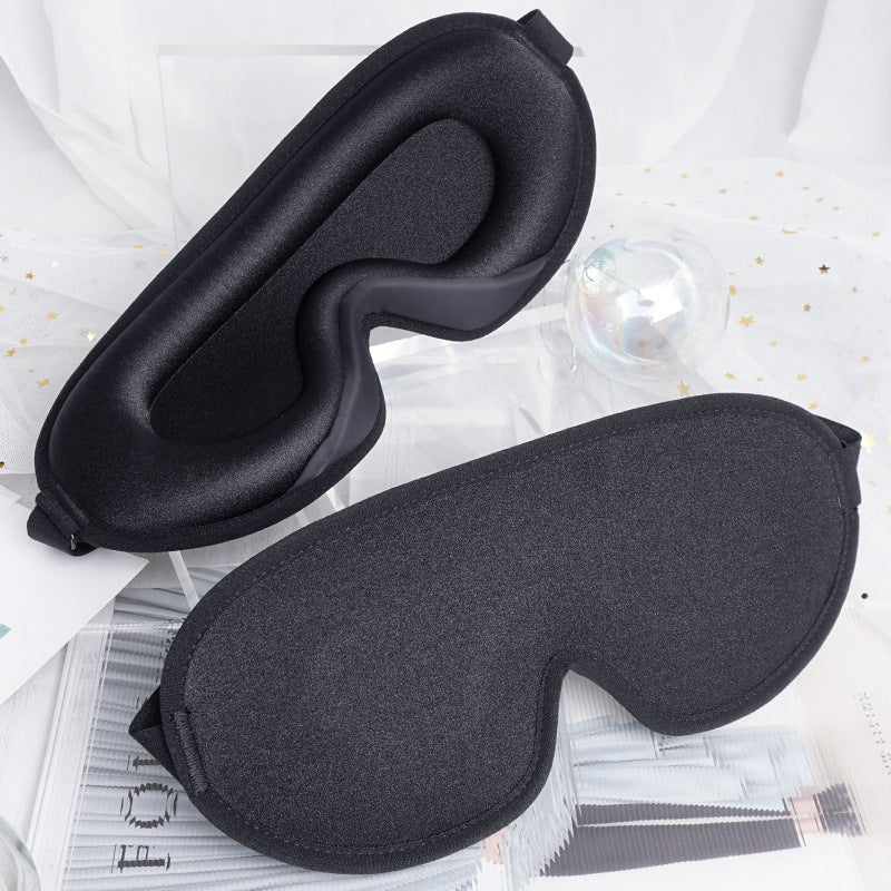 Deluxe 3D Contoured Eye Mask – Pressure-Free Sleep Aid for Long Flights & Travel