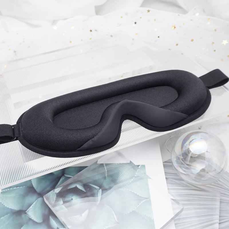 Deluxe 3D Contoured Eye Mask – Pressure-Free Sleep Aid for Long Flights & Travel