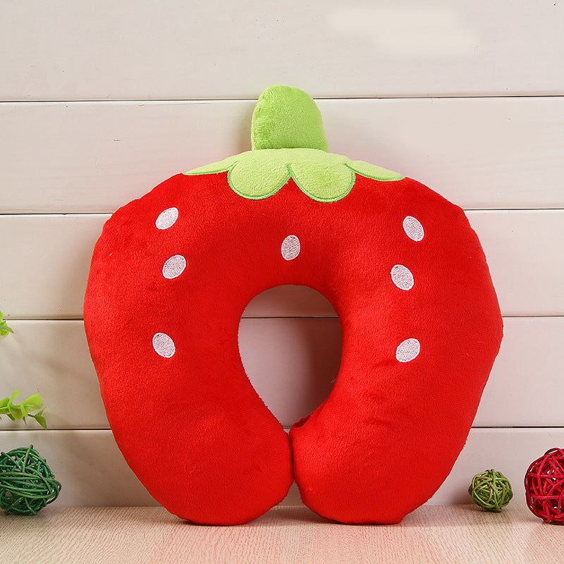 Kids Travel Neck Pillow – Soft U-Shaped Support in Cute Animal Designs
