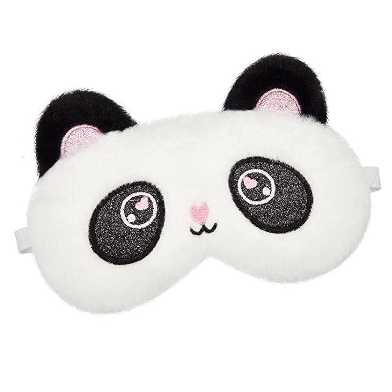 Plush Character Sleep Mask for Girls & Mums – Travel Eye Mask for Theme Park Trips