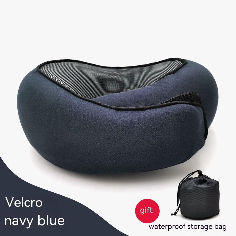Memory Foam Travel Neck Pillow – Neck Wrap Style Comfort for Long Haul Flights & Theme Park Trips