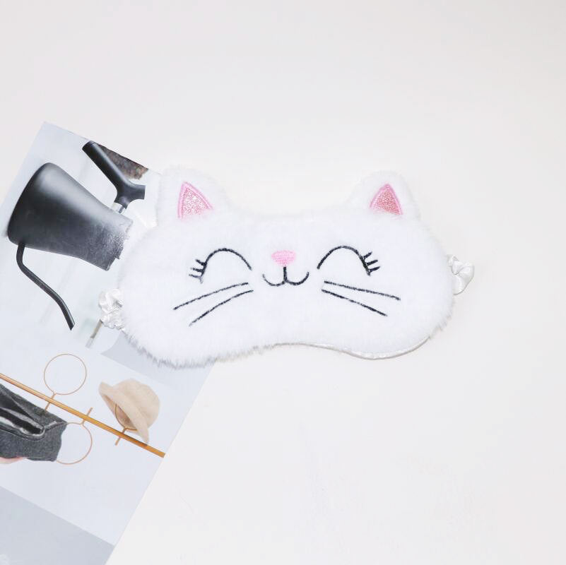 Plush Character Sleep Mask for Girls & Mums – Travel Eye Mask for Theme Park Trips