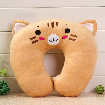 Kids Travel Neck Pillow – Soft U-Shaped Support in Cute Animal Designs
