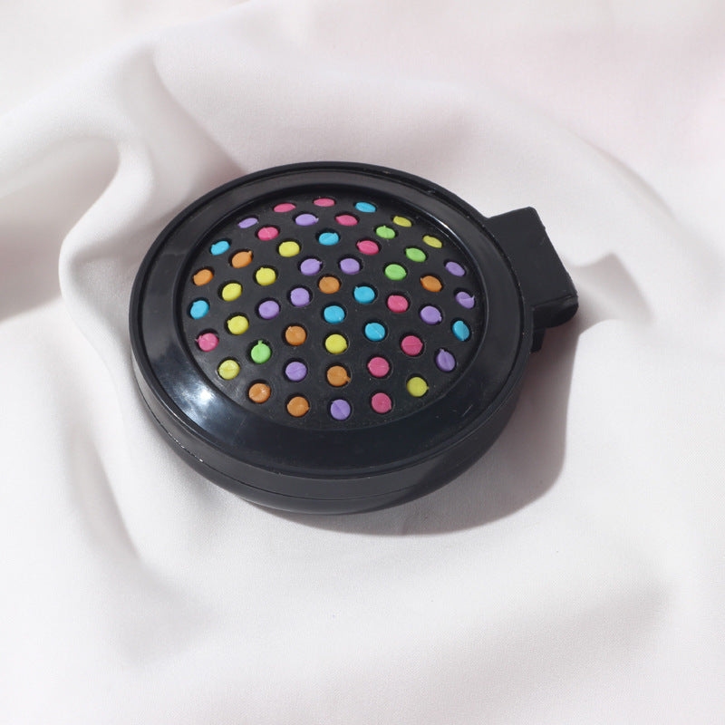 Foldable Travel Hairbrush – Compact & Colorful for Long Haul Flights And Theme Park Days