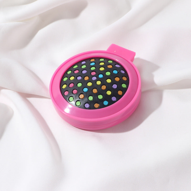 Foldable Travel Hairbrush – Compact & Colorful for Long Haul Flights And Theme Park Days