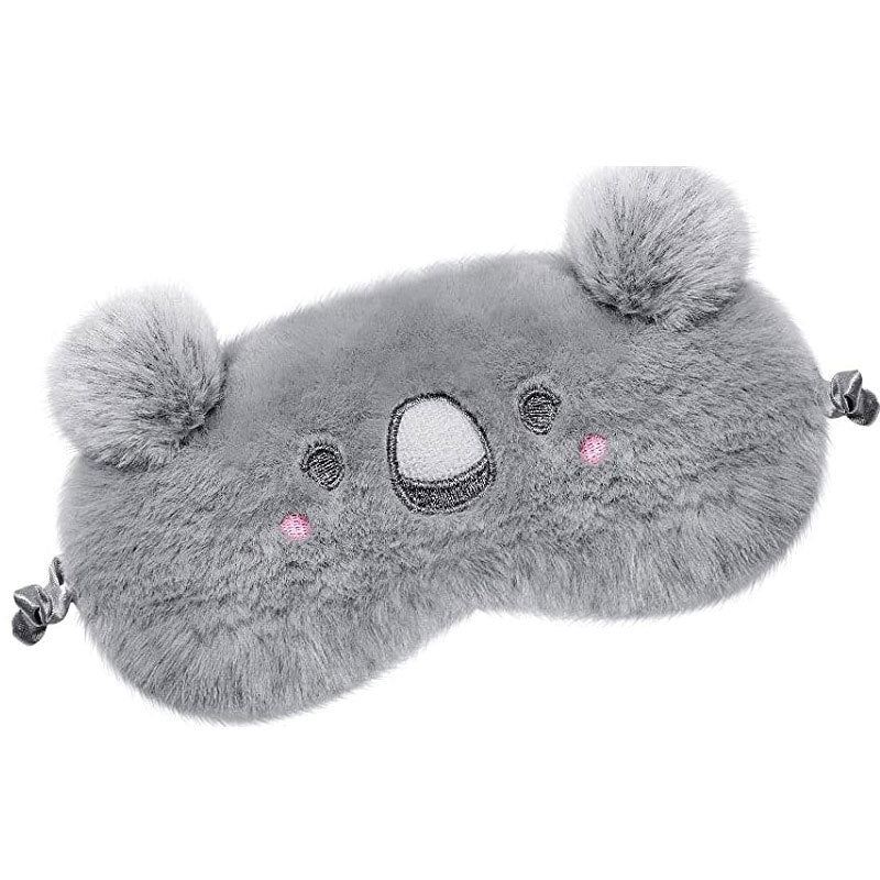 Plush Character Sleep Mask for Girls & Mums – Travel Eye Mask for Theme Park Trips