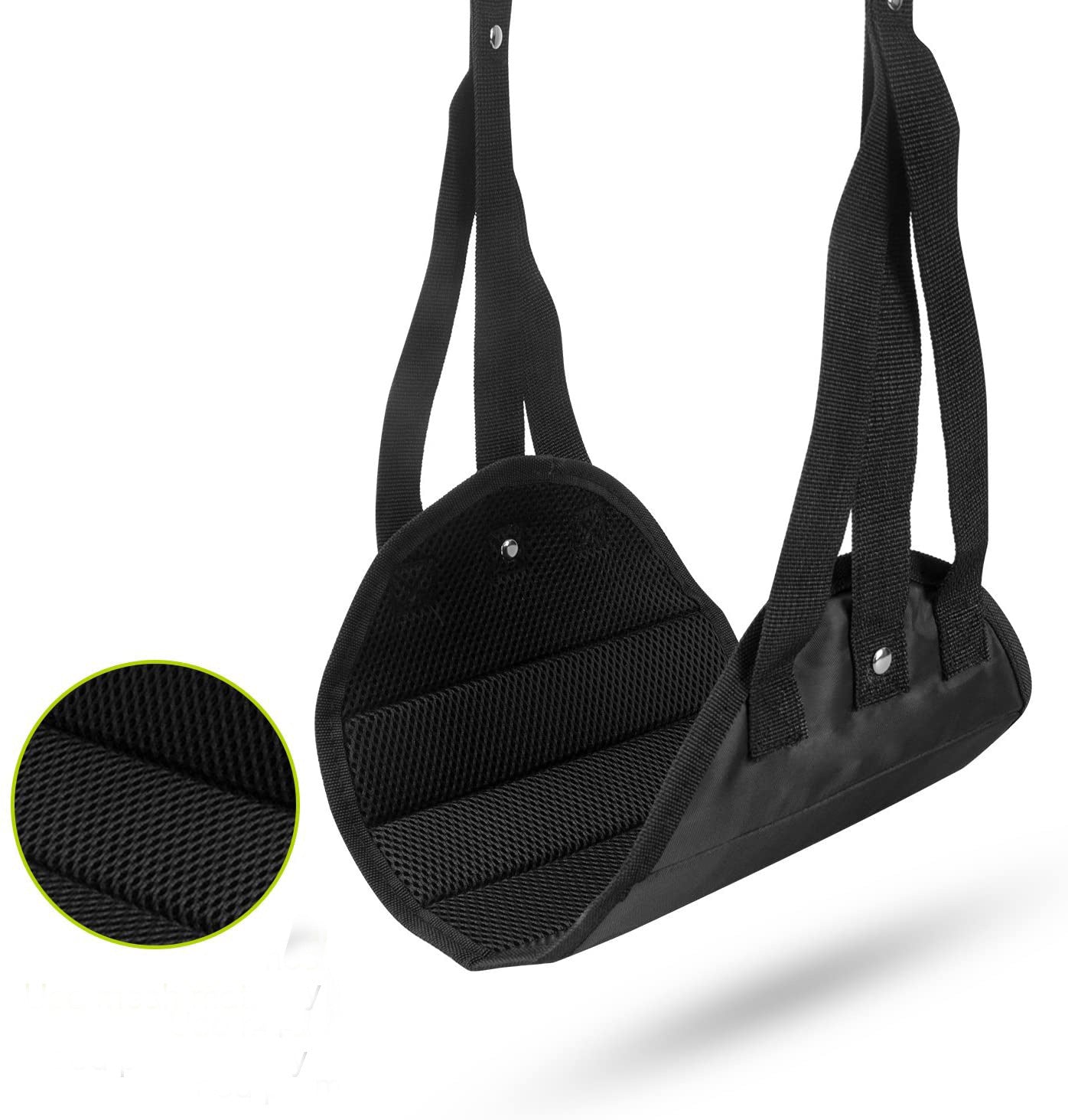 Airplane Foot Hammock – Lightweight For Long Flight Travel Comfort With FREE Pillow