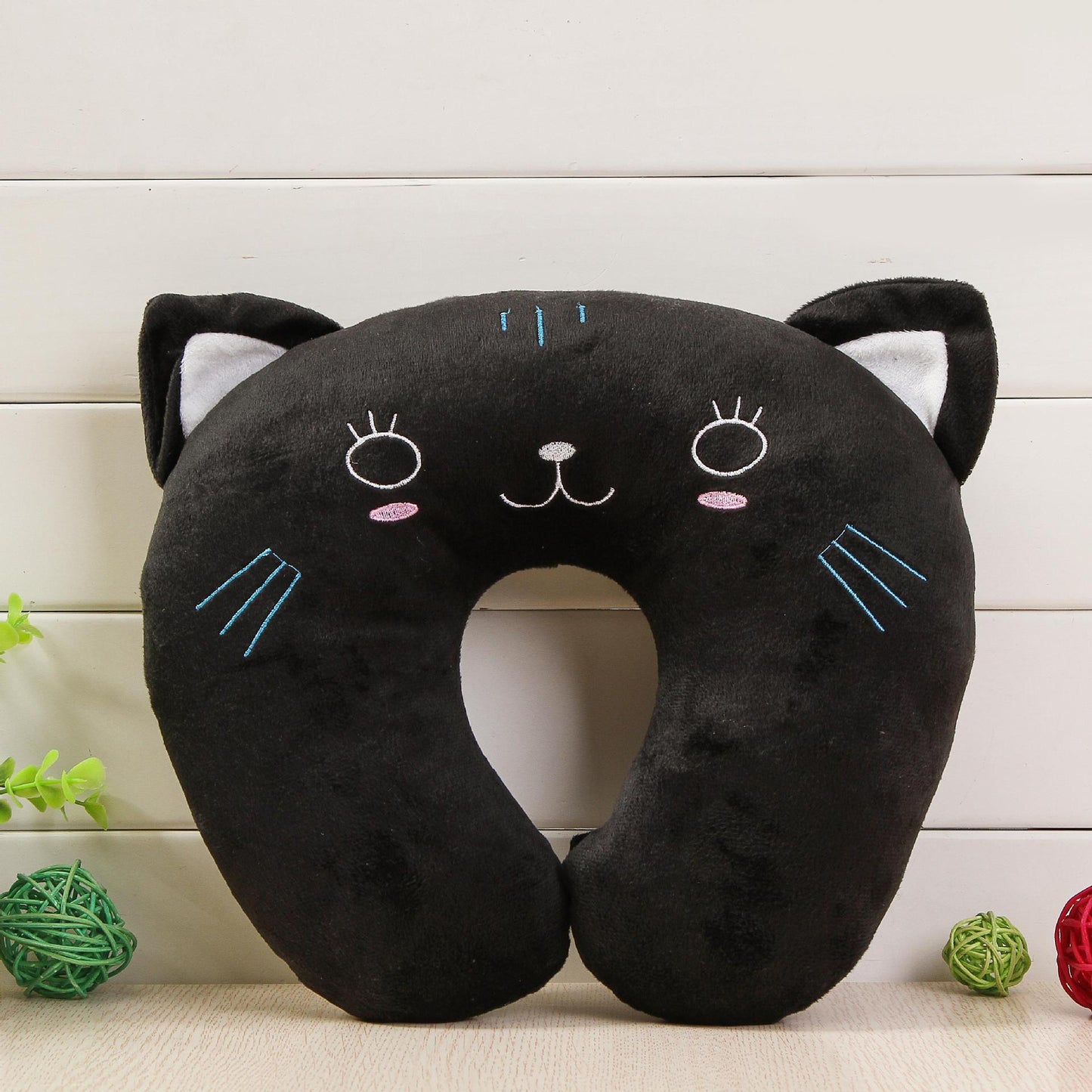 Kids Travel Neck Pillow – Soft U-Shaped Support in Cute Animal Designs