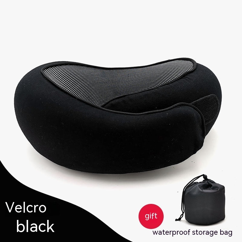 Memory Foam Travel Neck Pillow – Neck Wrap Style Comfort for Long Haul Flights & Theme Park Trips
