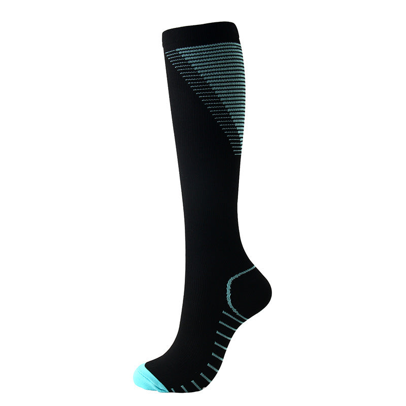 Functional Compression Travel Socks – Circulation Support for Men and Women on Long Flights (S/M & L/XL)