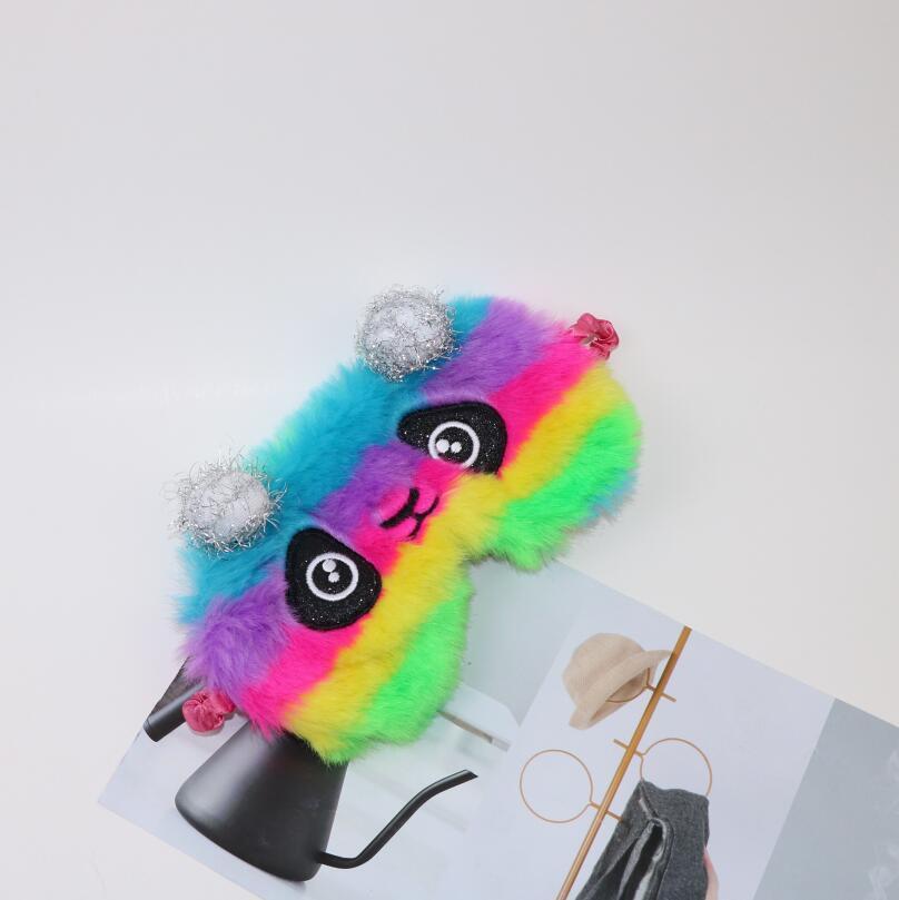 Plush Character Sleep Mask for Girls & Mums – Travel Eye Mask for Theme Park Trips