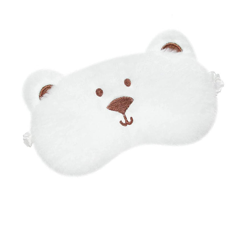 Plush Character Sleep Mask for Girls & Mums – Travel Eye Mask for Theme Park Trips