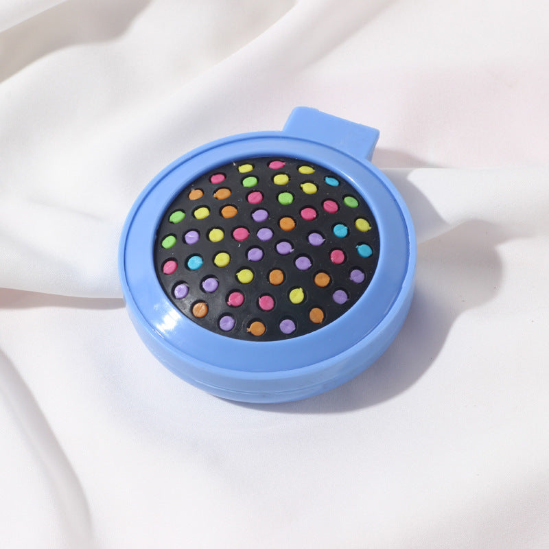 Foldable Travel Hairbrush – Compact & Colorful for Long Haul Flights And Theme Park Days