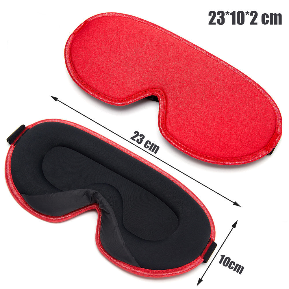 Deluxe 3D Contoured Eye Mask – Pressure-Free Sleep Aid for Long Flights & Travel