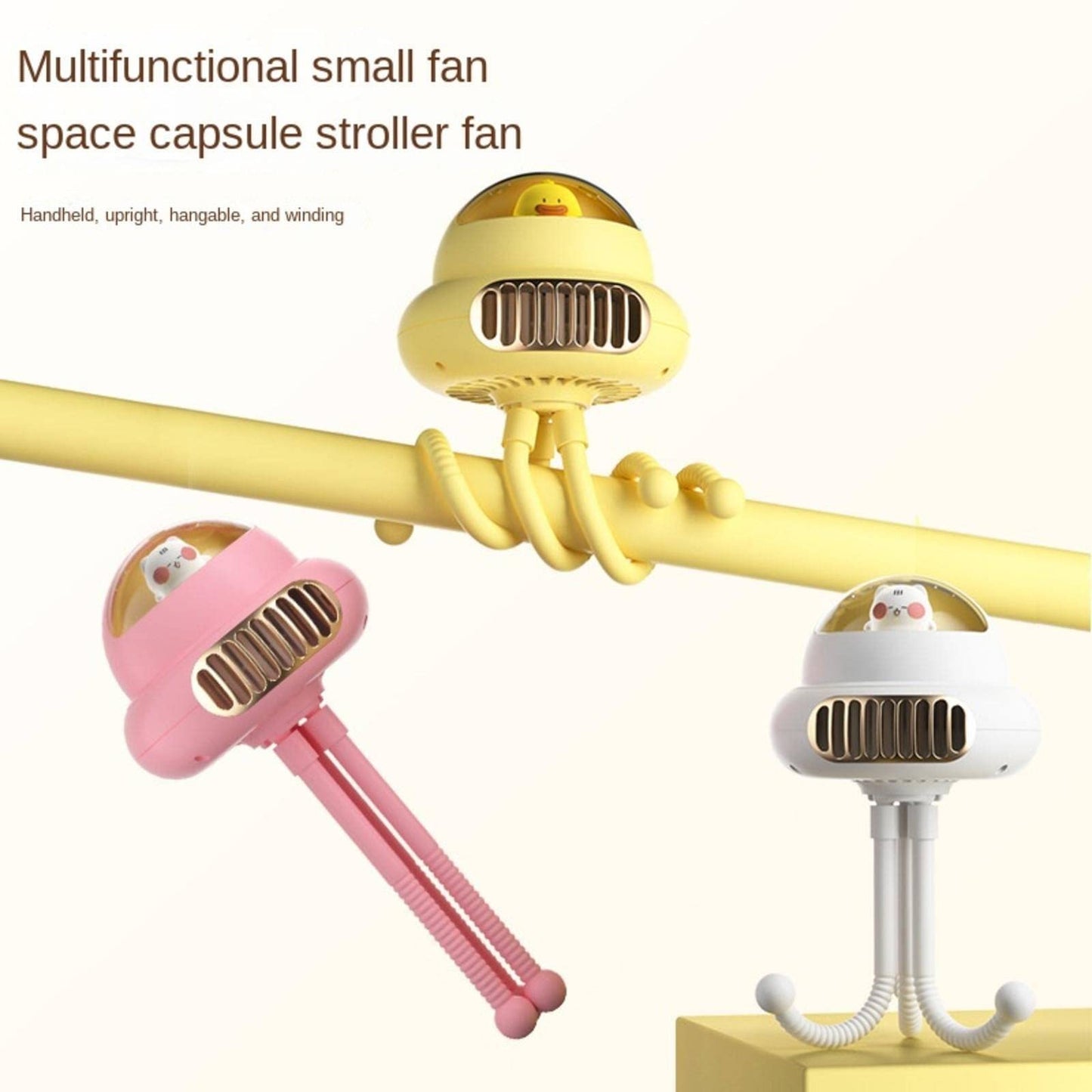 Rechargeable Stroller Fan – Flexible, Hands-Free Cooling for Hot Theme Park Days