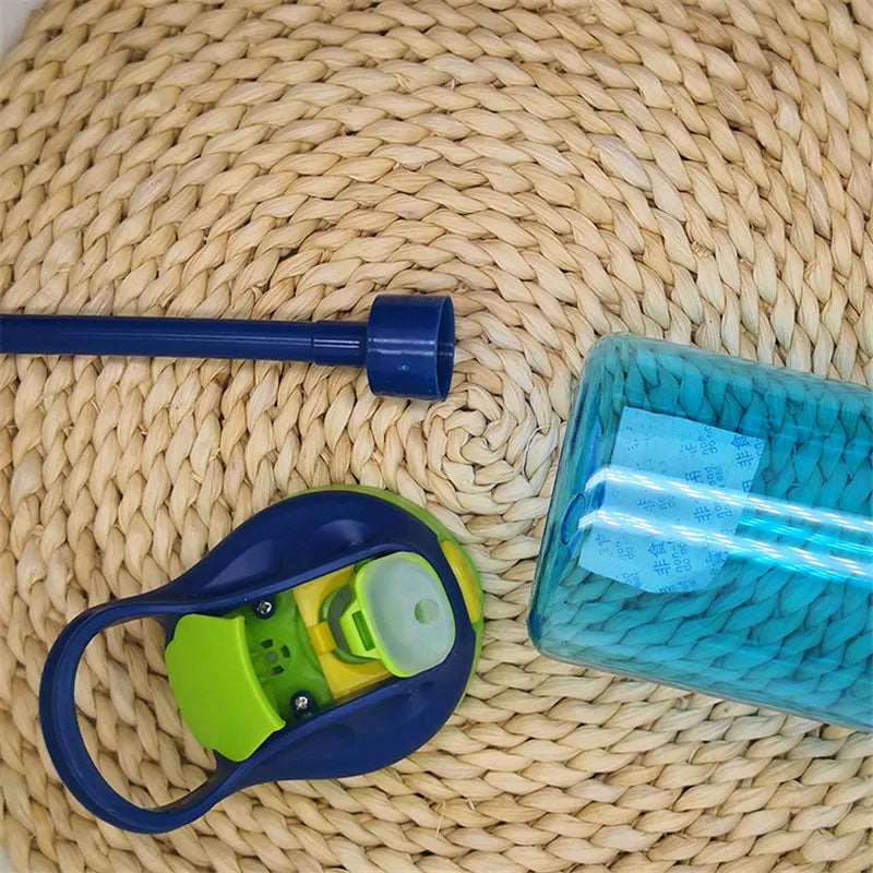 Kids Water Bottle with Straw – Portable Travel Cup for Beach & Theme Park Days