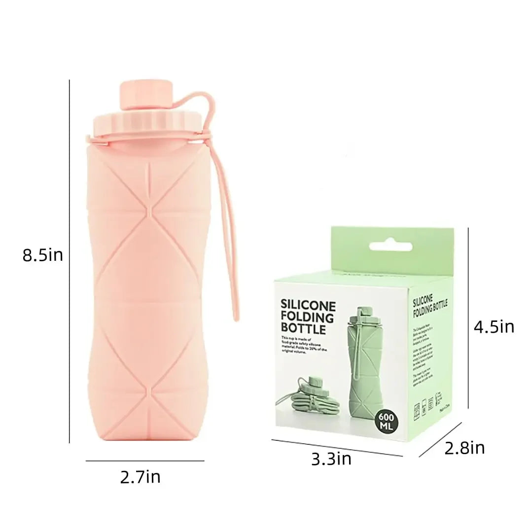 this is the collapsible water bottle in pink