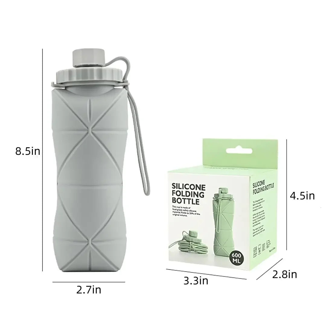 this is the collapsible water bottle in grey