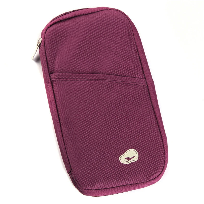 wine red (burgundy) travel wallet