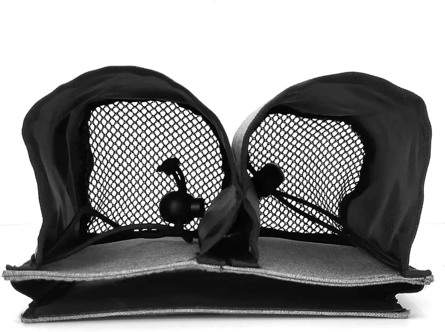 this is the inside of the cup holder from above, shows that the cups sit on mesh.