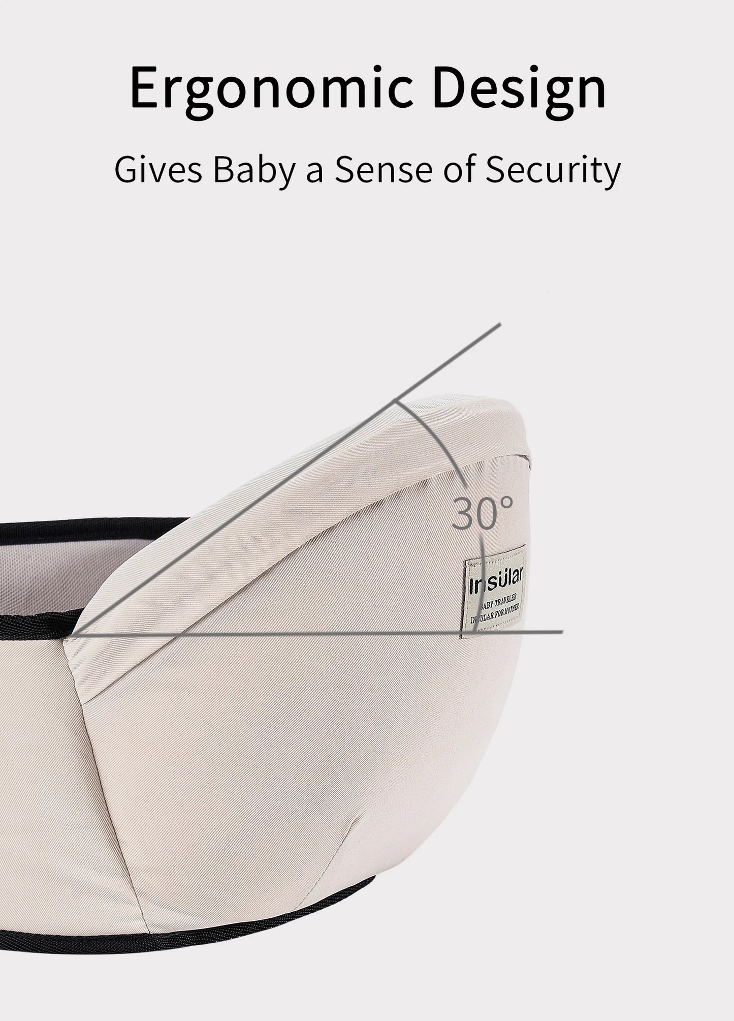 Adjustable Baby Hip Seat Carrier – Waist Belt Sling for Comfortable Travel & Theme Park Days (0–2Y)