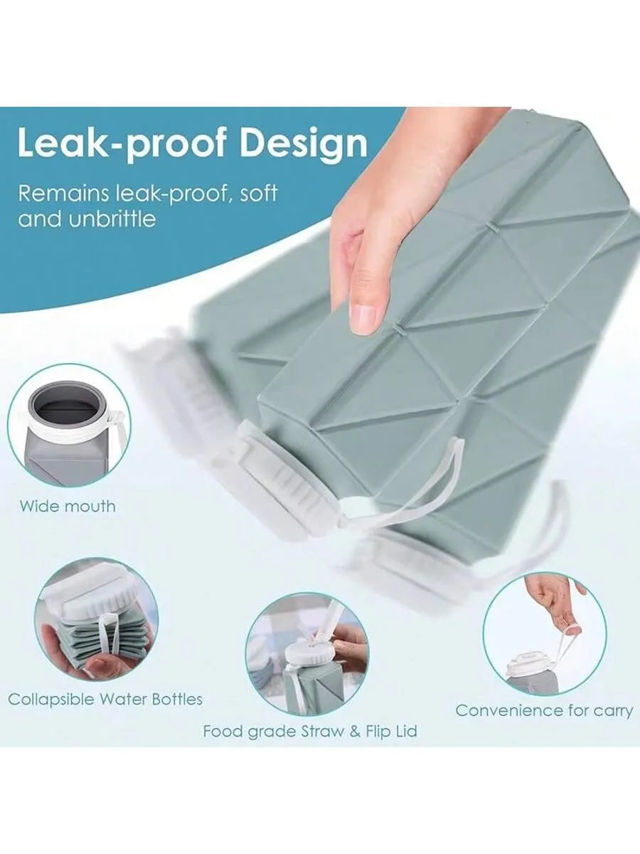 Leak-proof design product with text and images of its features on a white background