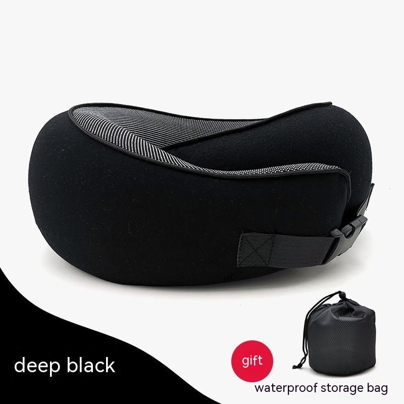 Memory Foam Travel Neck Pillow – Neck Wrap Style Comfort for Long Haul Flights & Theme Park Trips