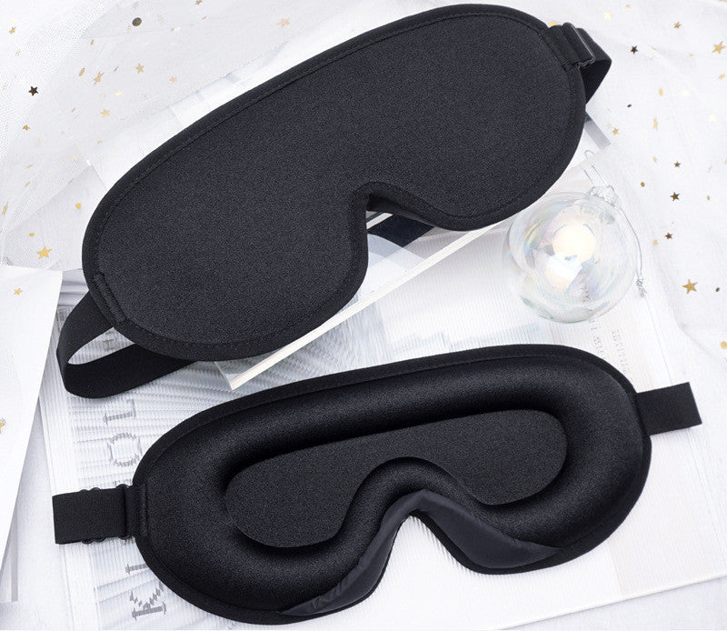 Deluxe 3D Contoured Eye Mask – Pressure-Free Sleep Aid for Long Flights & Travel