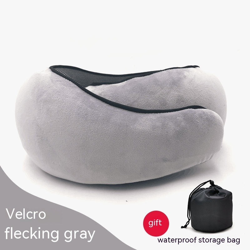 Memory Foam Travel Neck Pillow – Neck Wrap Style Comfort for Long Haul Flights & Theme Park Trips