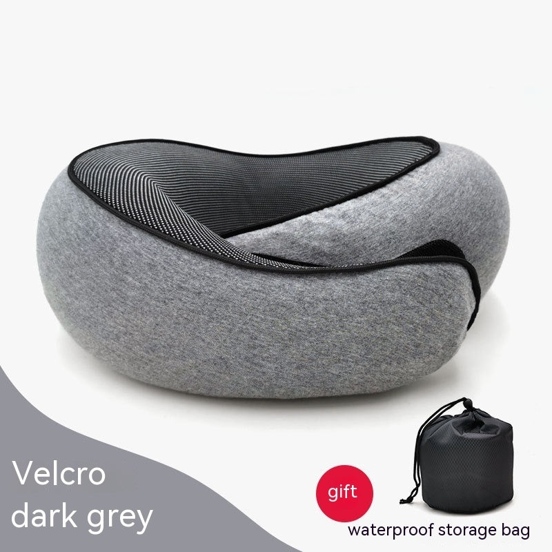 Memory Foam Travel Neck Pillow – Neck Wrap Style Comfort for Long Haul Flights & Theme Park Trips