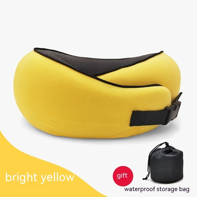 Memory Foam Travel Neck Pillow – Neck Wrap Style Comfort for Long Haul Flights & Theme Park Trips