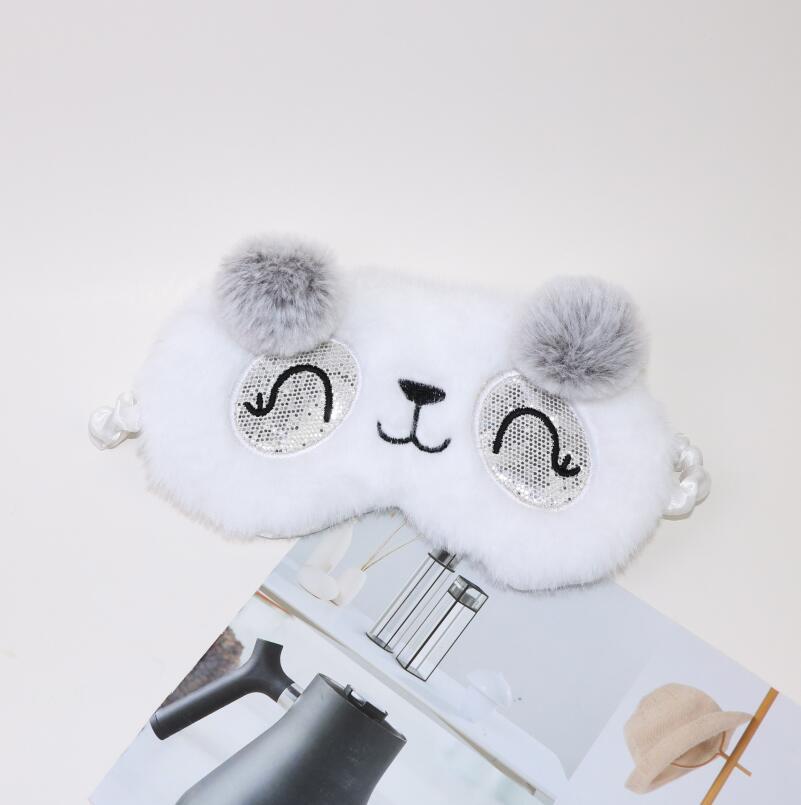 Plush Character Sleep Mask for Girls & Mums – Travel Eye Mask for Theme Park Trips