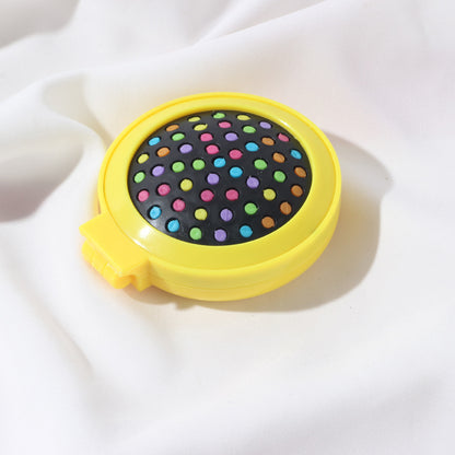Foldable Travel Hairbrush – Compact & Colorful for Long Haul Flights And Theme Park Days