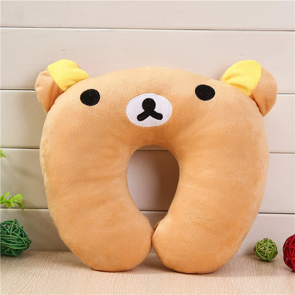 Kids Travel Neck Pillow – Soft U-Shaped Support in Cute Animal Designs