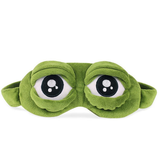 Kids’ Green Eyed Sleep Mask – Inspired  by a Wise Master | Travel Eye Cover for Flights & Naps