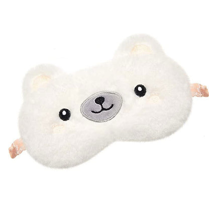 Plush Character Sleep Mask for Girls & Mums – Travel Eye Mask for Theme Park Trips