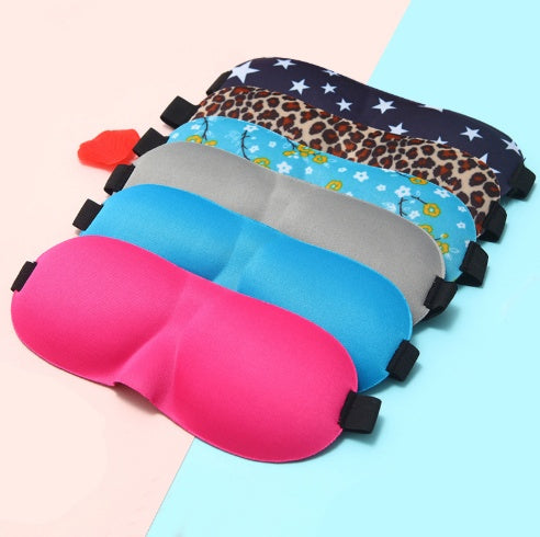 Adult Travel Eye Mask –  12 Colours | Soft Light-Blocking Sleep Aid for Long Haul Flights