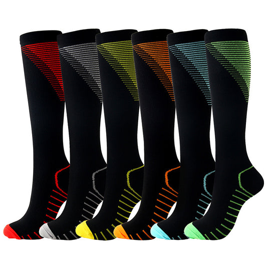 Functional Compression Travel Socks – Circulation Support for Men and Women on Long Flights (S/M & L/XL)