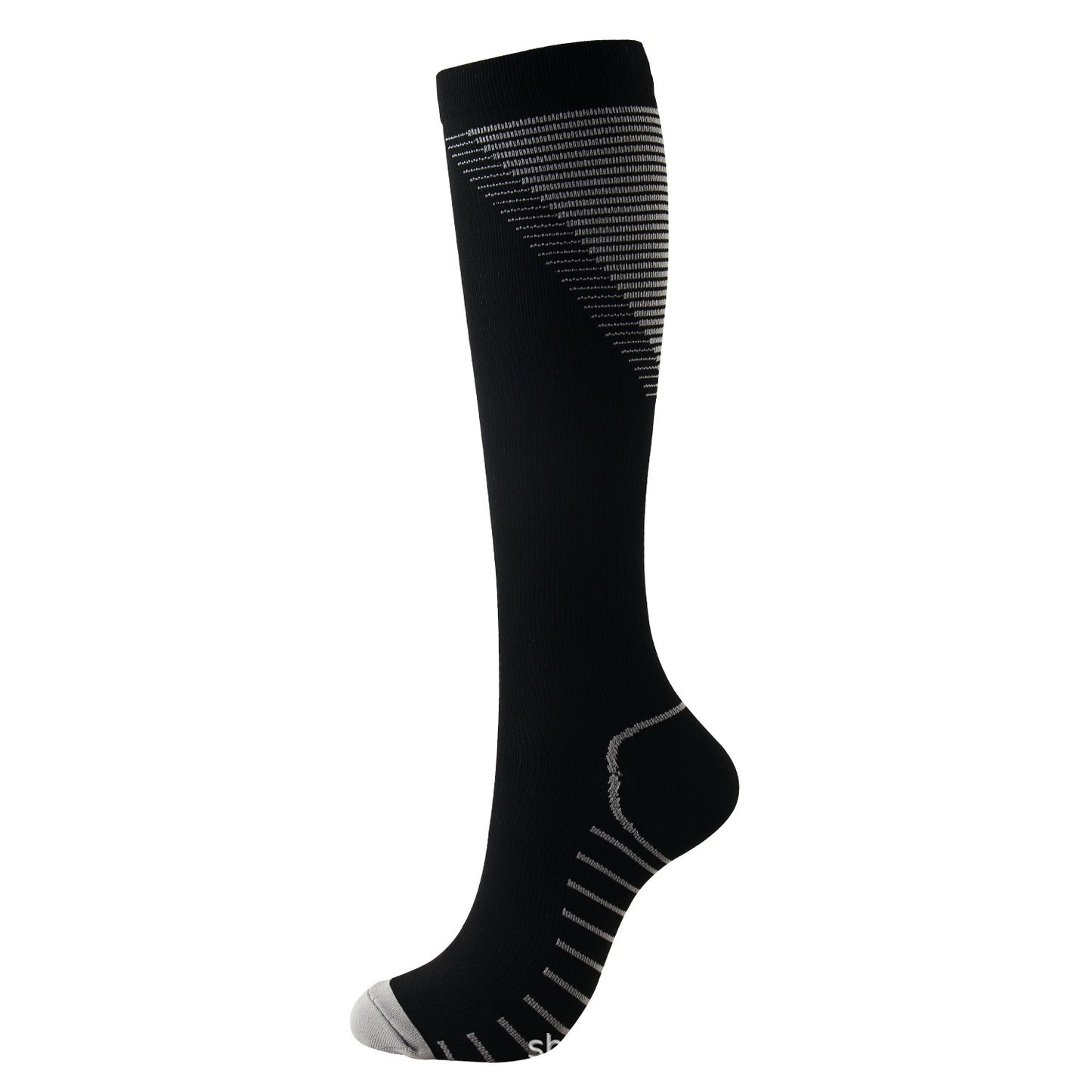 Functional Compression Travel Socks – Circulation Support for Men and Women on Long Flights (S/M & L/XL)
