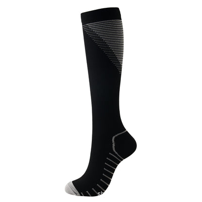Functional Compression Travel Socks – Circulation Support for Men and Women on Long Flights (S/M & L/XL)
