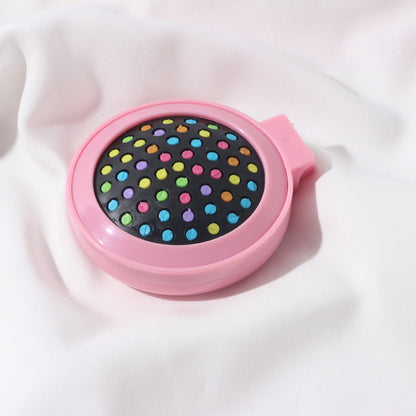 Foldable Travel Hairbrush – Compact & Colorful for Long Haul Flights And Theme Park Days