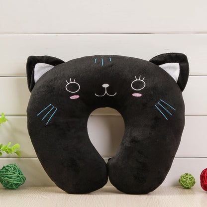Kids Travel Neck Pillow – Soft U-Shaped Support in Cute Animal Designs