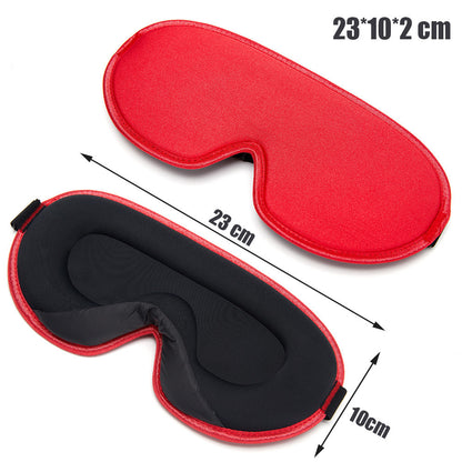 Deluxe 3D Contoured Eye Mask – Pressure-Free Sleep Aid for Long Flights & Travel