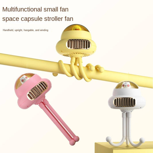 Rechargeable Stroller Fan – Flexible, Hands-Free Cooling for Hot Theme Park Days
